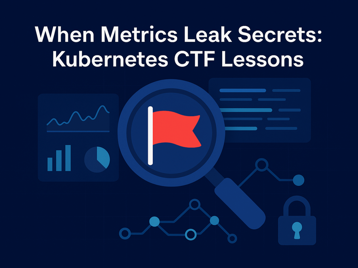 When Metrics Leak Secrets: Kubernetes CTF&nbsp;Lessons
