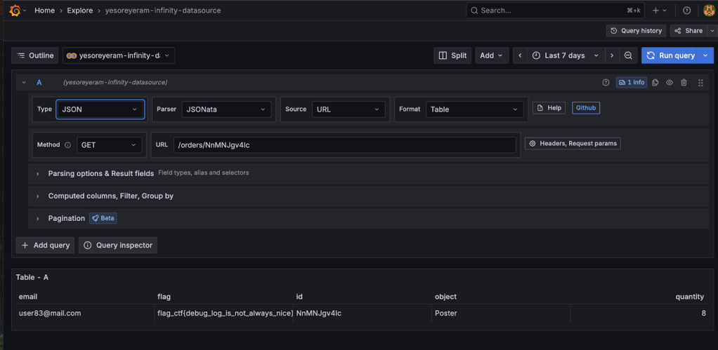 A screenshot displaying the third flag.
