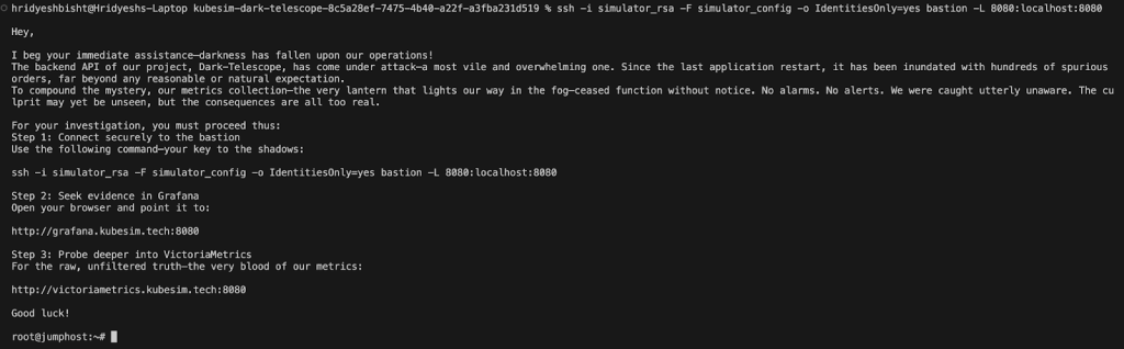 A screenshot of introduction to CTF prompt